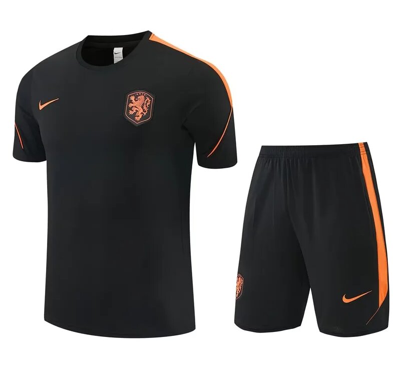 AAA Quality Netherlands 26/27 Black Training Kit Jerseys